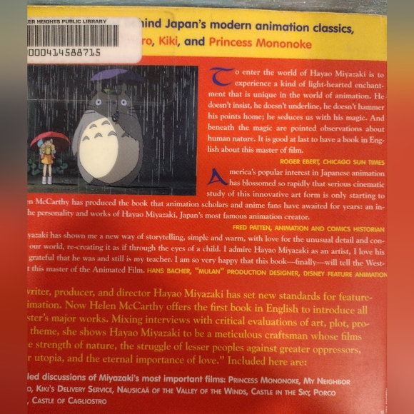 Hayao Miyazaki: Master of Japanese Animation by Helen McCarthy. - Picture 3 of 8